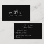 Pageant Logo VP-kaart Visitekaartje (Voorkant / Achterkant)