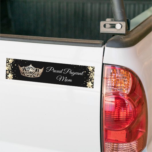 Pageant mama Bumpersticker (Op Truck)