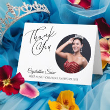 Pageant Merci Cartes | Personnaliser avec photo
