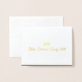 Pageant Miss Mrs. USA America Teen Dank u kaart (Voorkant met envelop)