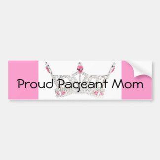 PAGEANT MOM-Bumpersticker - Gepersonaliseerd Bumpersticker