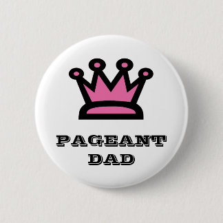 Pageant papa ronde button 5,7 cm