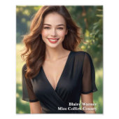 Pageant Photo 8x10 Concours Photogénique Imprimer (Devant)