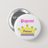 Pageant Princess Ronde Button 5,7 Cm (Voorkant /achterkant)