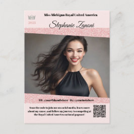 Pageant Promo Autograph Kaart | QR-code