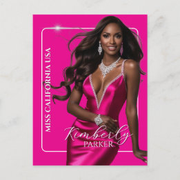 Pageant Promo Postcard | Color Pop Cutout Briefkaart