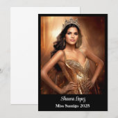 Pageant Queen Aankondiging (Voorkant / Achterkant)