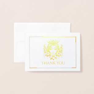 Pageant Queen Crown Mini Folie Kaarten