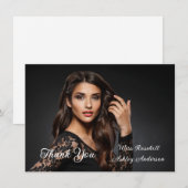 Pageant Queen Flat Hartelijk dank Notitiekaartje (Voorkant / Achterkant)