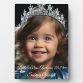 Pageant Queen Plaque Fotoplaat (voorkant)