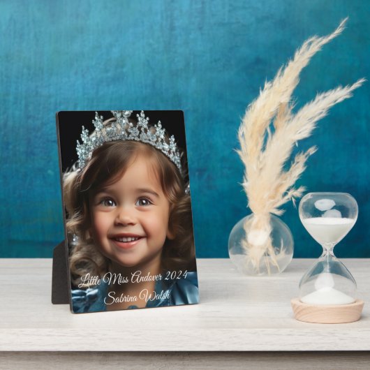 Pageant Queen Plaque Fotoplaat (Zijkant)