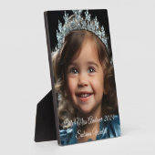 Pageant Queen Plaque Fotoplaat (Zijkant)