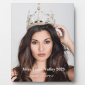 Pageant Queen Plaque Fotoplaat (Voorkant)
