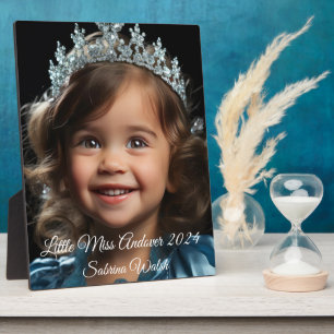 Pageant Queen Plaque Fotoplaat