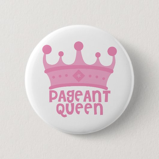 Pageant Queen Ronde Button 5,7 Cm (Voorkant)