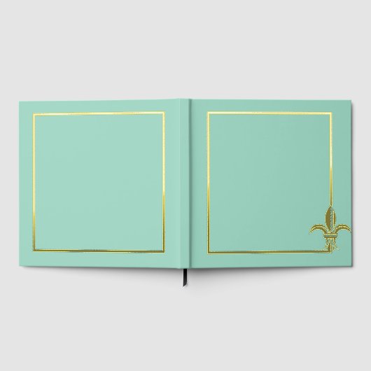 Pageant Real Foil Fleur de Lis Scrapbook (Complet)