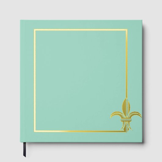 Pageant Real Foil Fleur de Lis Scrapbook (Recto)