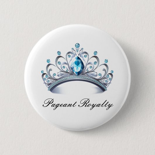 Pageant Royalty-Button, speld Ronde Button 5,7 Cm (Voorkant)