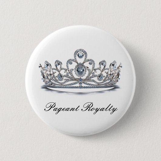 Pageant Royalty-Button, speld Ronde Button 5,7 Cm (Voorkant)