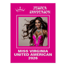 Pageant Send-Off Titleholder Door Poster Perfect Poster