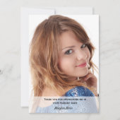 Pageant Sponsor Foto bedankt (Voorkant)