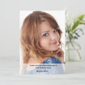 Pageant Sponsor Foto bedankt (Staand voorkant)