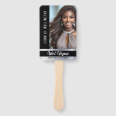 Pageant-ventilatorgolven | Onyx Shine Set van 10 F Handwaaier (Voorkant)