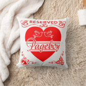 Pageboy's kussen. Gereserveerd voor de Pageboy Kussen (Deken)