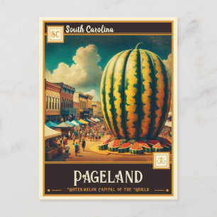 Pageland, South Carolina Briefkaart