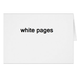 pages blanches
