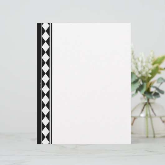 pages classeur en diamant noir non (Debout devant)