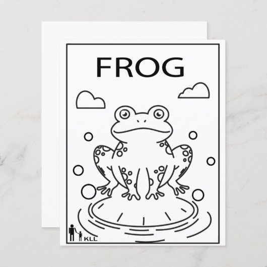 PAGES COLORÉES POUR LES ENFANTS (Devant / Derrière)