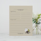 Pages de Classeur de la recette de l'illustration  (Debout devant)