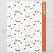 Pages de découpage | Page Classeur de recette rect (Dos)