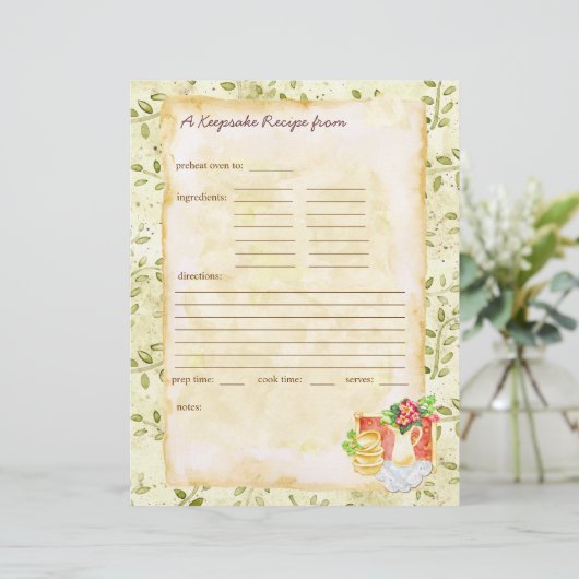 Pages de mes recettes de conservation (Debout devant)