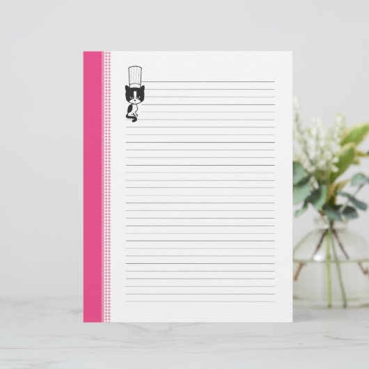 Pages de recette de chats du chef (Debout devant)