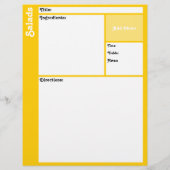 Pages de recette (Jaune) (Dos)