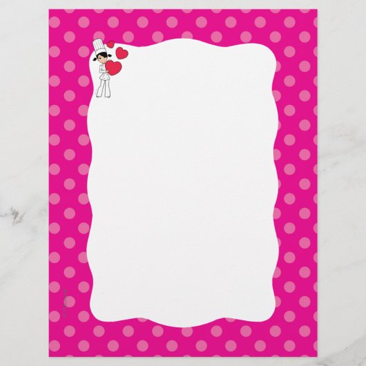 Pages de recette mignonnes pour les Classeurs (Devant)