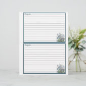 Pages de recette pour le Classeur de recette (Debout devant)