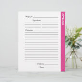 Pages de recette recto recto-verso Pink BEVERAGE (Debout devant)