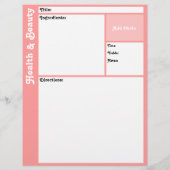 Pages de recette (rose) (Dos)