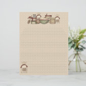 Pages de recettes de grand-mère (Lined) (Debout devant)