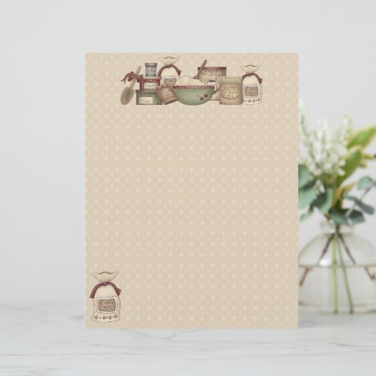 Pages de recettes de grand-mère (non lignées) (Debout devant)