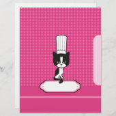 Pages de Recettes de Kitty de Chef - Illustrées (Devant / Derrière)