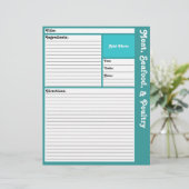 Pages de recettes liées (Aqua) (Debout devant)