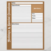 Pages de recettes liées (Brown) (Dos)