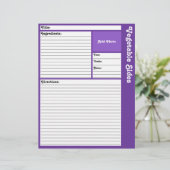 Pages de recettes liées (Violet foncé) (Debout devant)