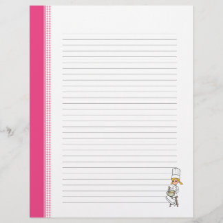Pages de recettes mignonnes pour les Classeurs de