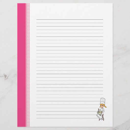 Pages de recettes mignonnes pour les Classeurs de (Devant)