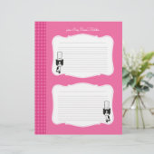 Pages de recettes personnalisées mignonnes (Debout devant)